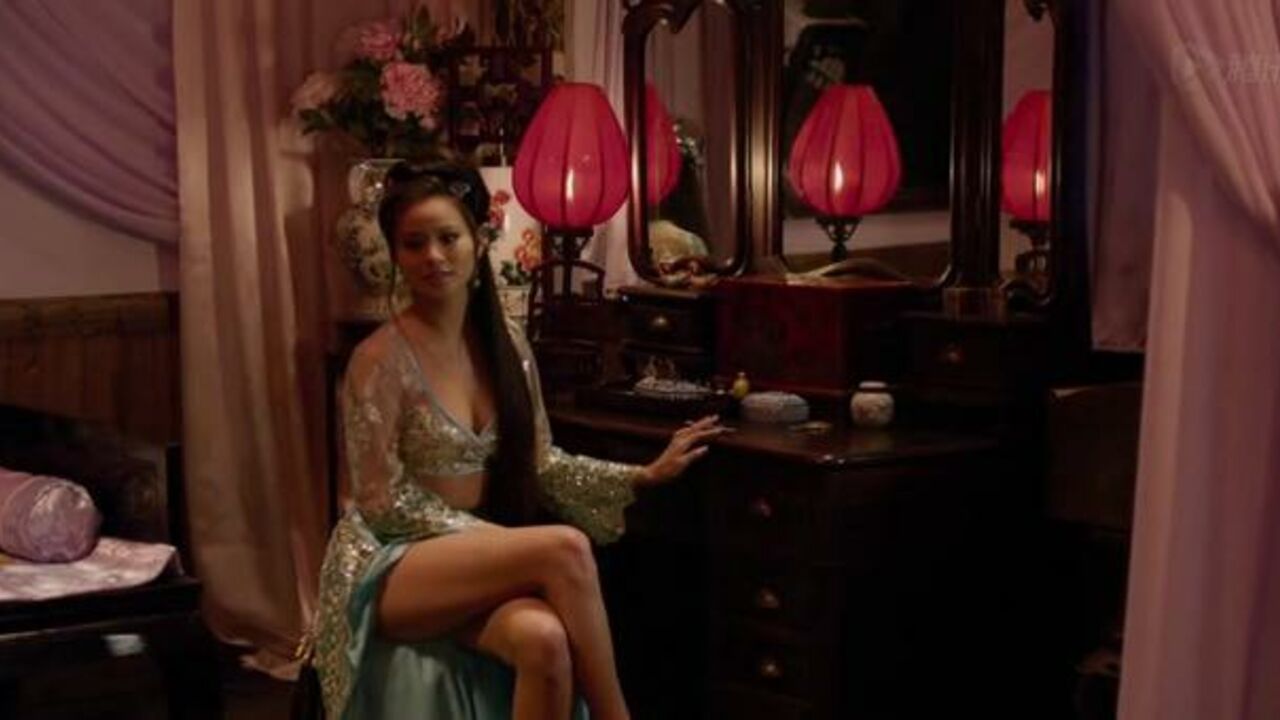 Jamie Chung erotic scene from The Man With The Iron Fists (2012)