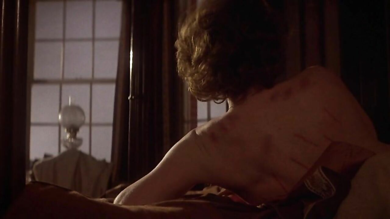 Lisa Harrow erotic scene from The Final Conflict (1981)