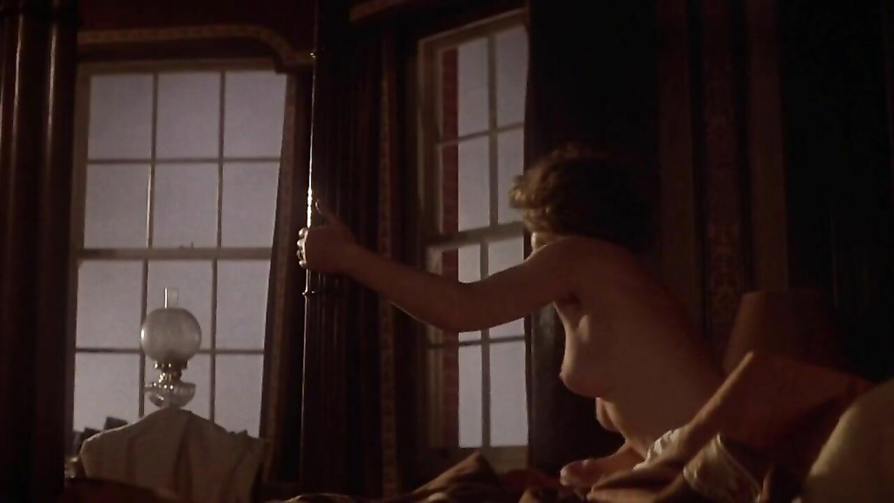 Lisa Harrow erotic scene from The Final Conflict (1981)