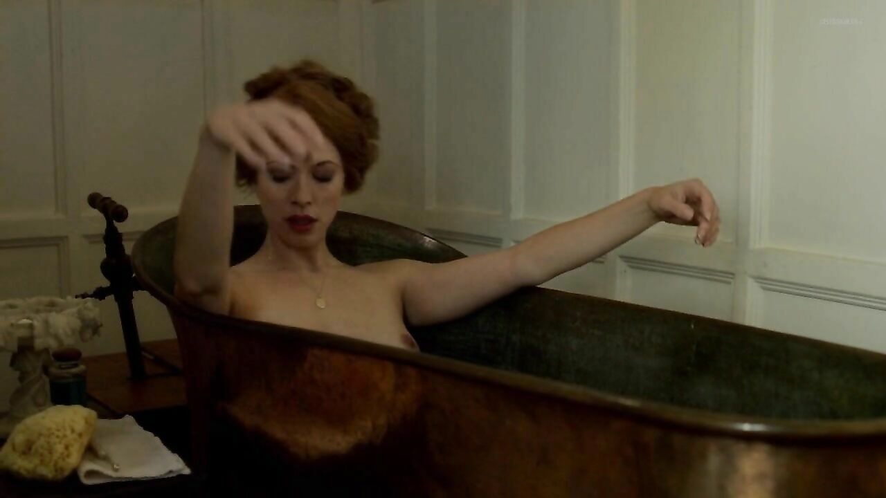 Rebecca Hall erotic scene from Parade`s End s01e02 (2012)