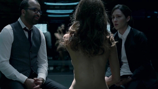 Angela Sarafyan erotic scene from Westworld s01e01 (2016)