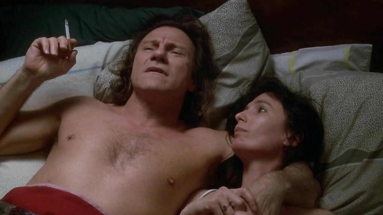 Nancy Ferrara nude, sex scene from Dangerous Game (1993)