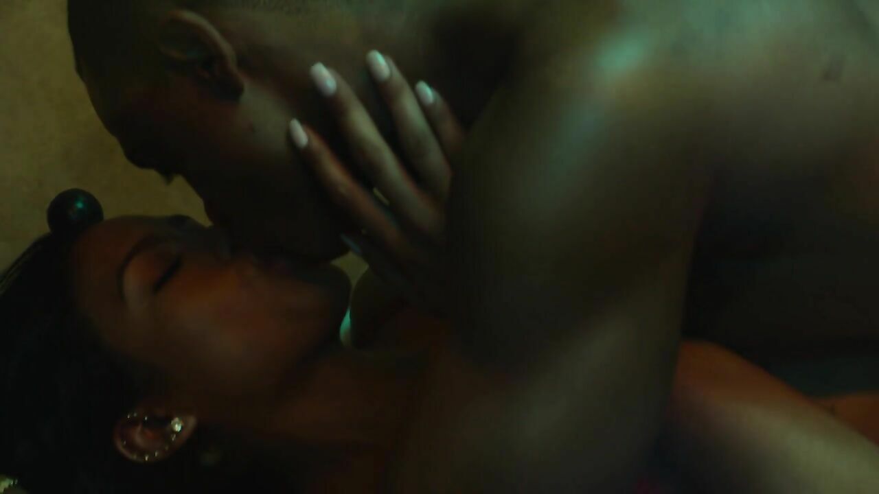 Cassie Ventura nude, sex scene from The Perfect Match (2016)