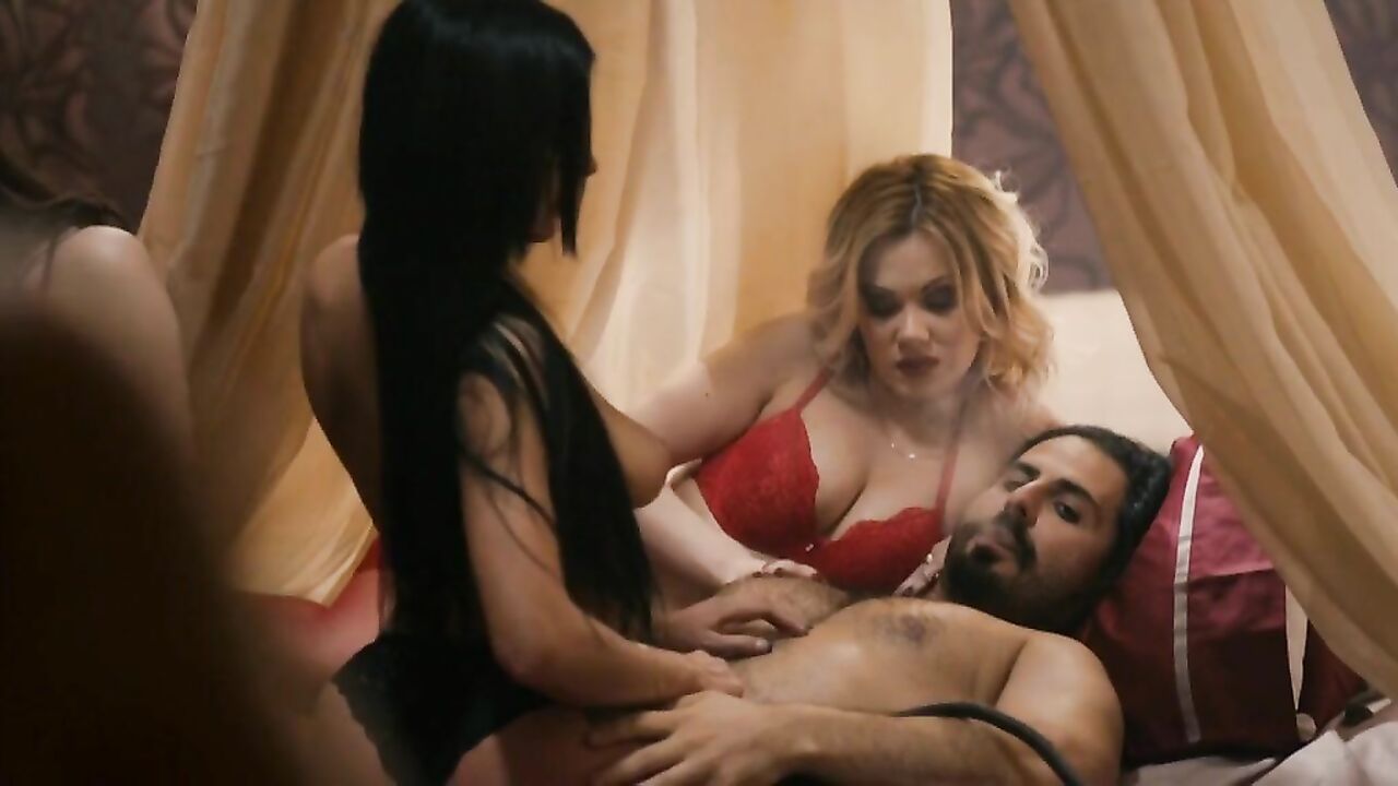 Christine Nguyen and Jessica Uberuaga erotic scene from Vigilante Diaries (2016)