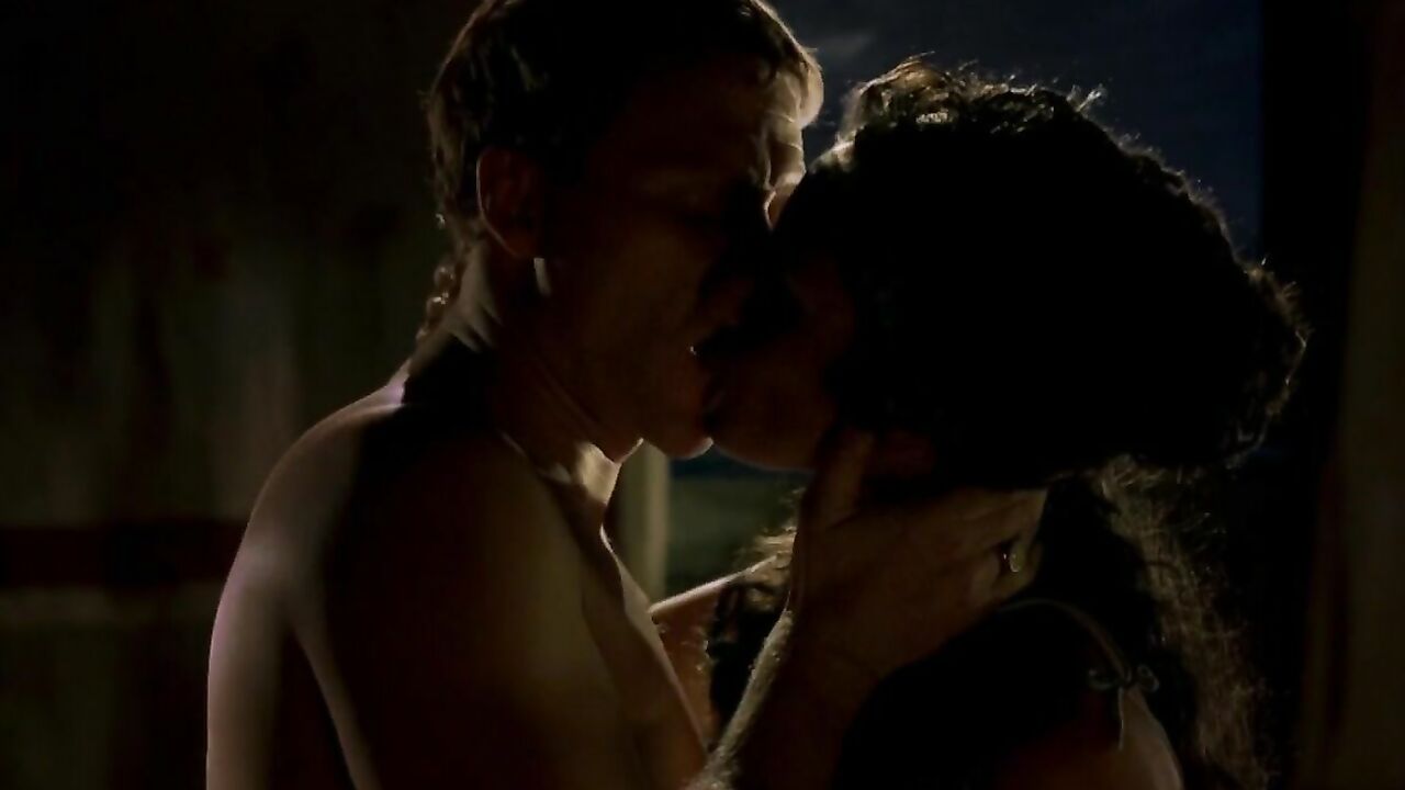 Indira Varma nude, sex scene from Rome s01e06 (2005)