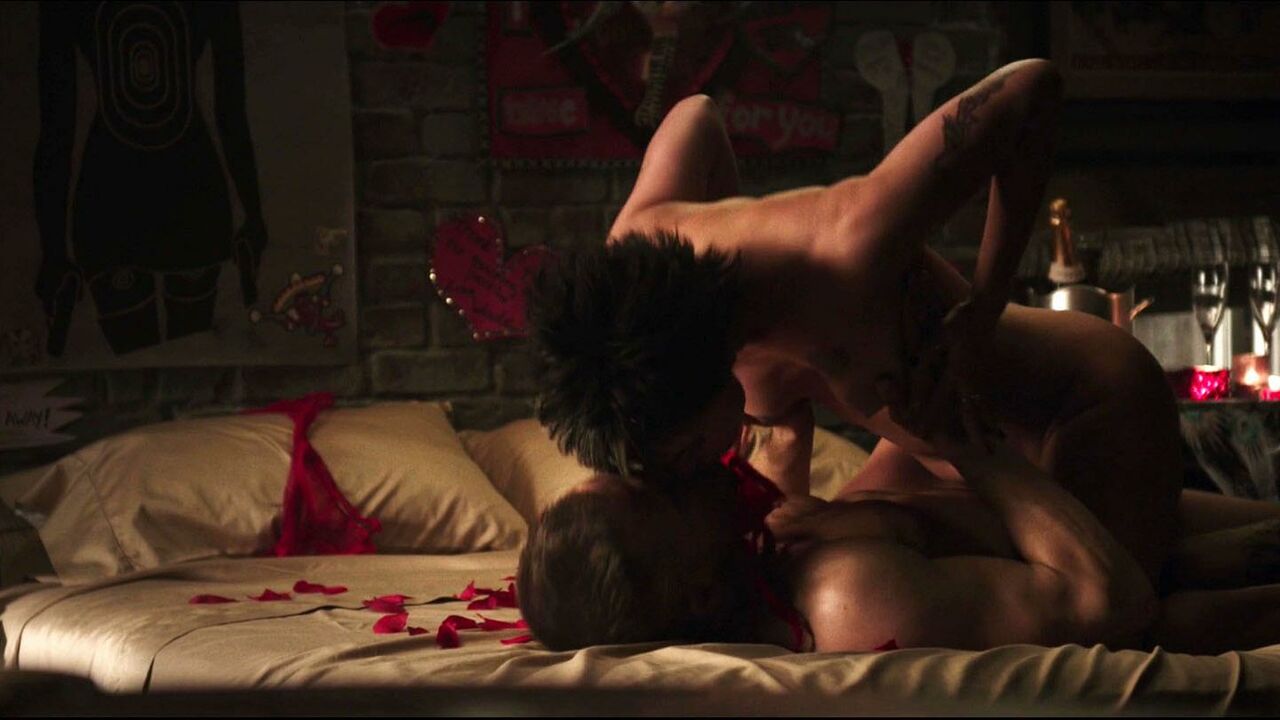 Morena Baccarin nude, sex scene from Deadpool (2016)