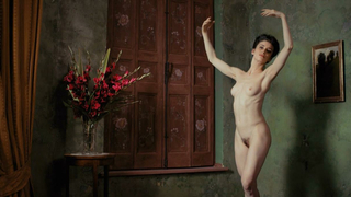 Amira Casar nuda, Anne Helene Kotoujansky nuda, scena di sesso da Ich und Kaminski (2015)