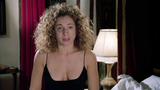 Alex Kingston and Kate Hardie nude, erotic scene from Croupier (1998)