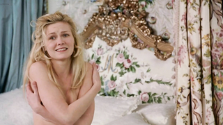 Kirsten Dunst nude, erotic scene from Marie Antoinette (2006)