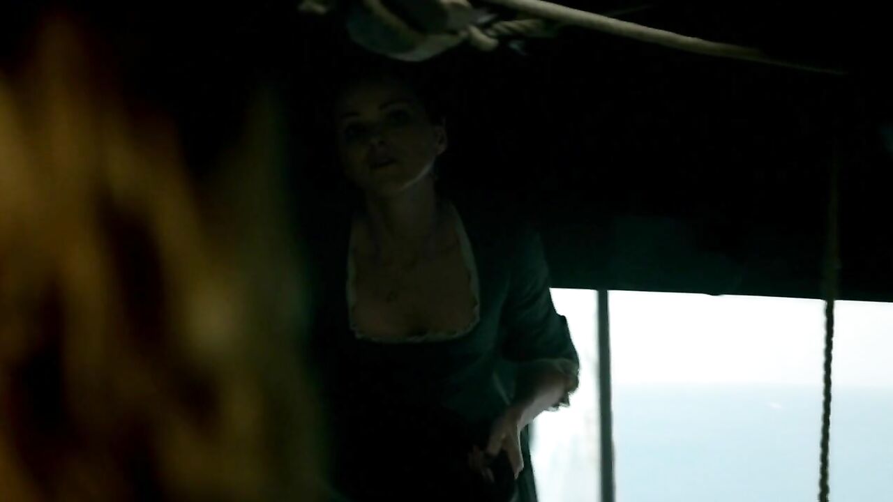 Hannah New nackte, erotische Szene aus Black Sails s03e02 (2016)