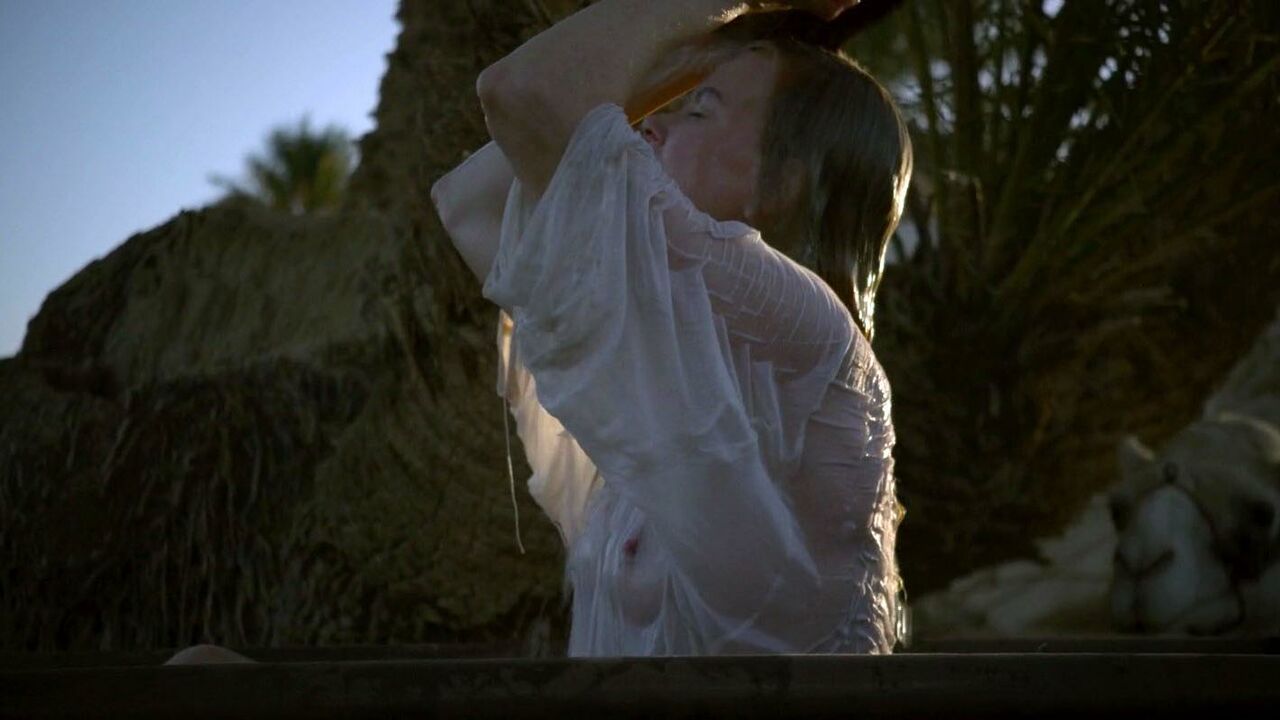 Nicole Kidman nude, erotic scene from Queen Of The Desert (2016)