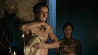 Lucy Lawless nude, sex scene from Spartacus: Blood and Sand s01e02 (2010)