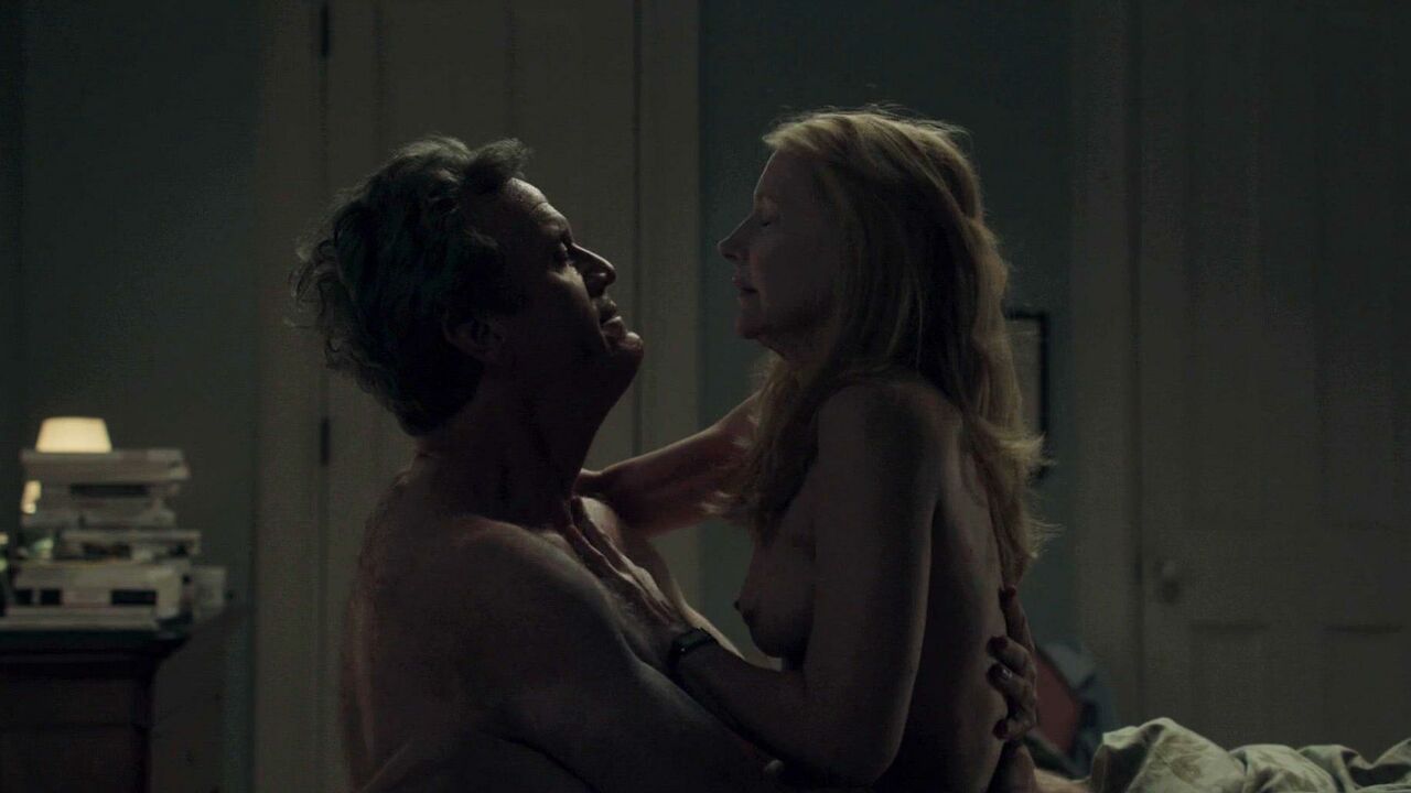 Patricia Clarkson nude, sex scene from Learning to Drive (2014)