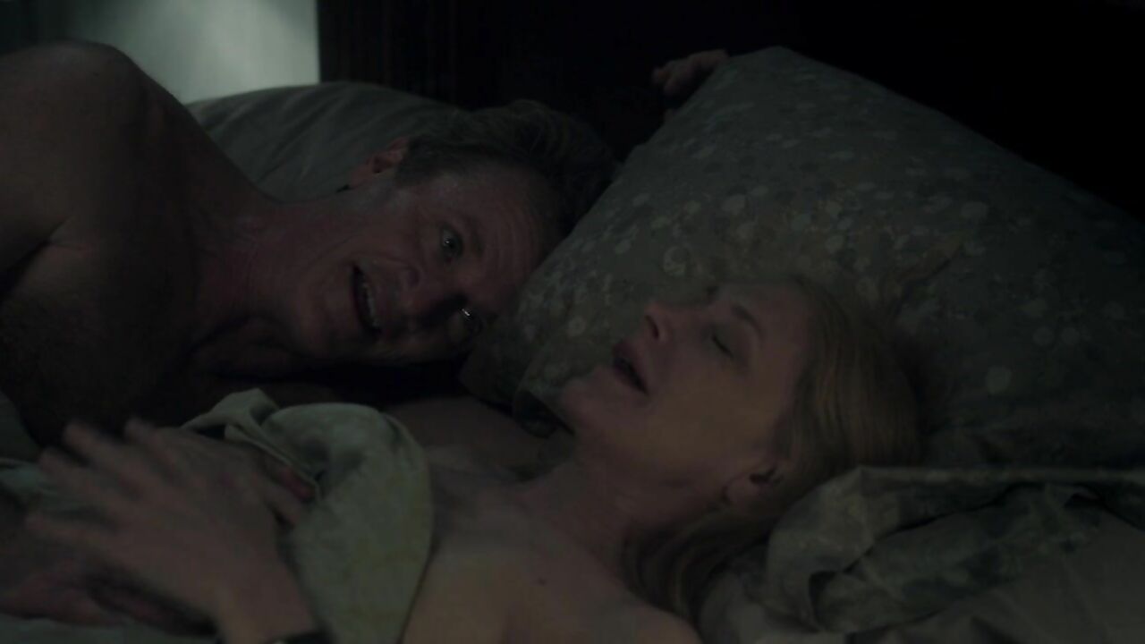 Patricia Clarkson nude, sex scene from Learning to Drive (2014)