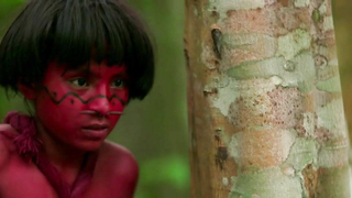 Lorenza Izzo nude, scene from The Green Inferno (2013)