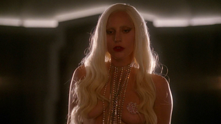 Lady Gaga sexy, Chasty Ballesteros sexy, sex scene from American Horror Story s05e01 (2015)