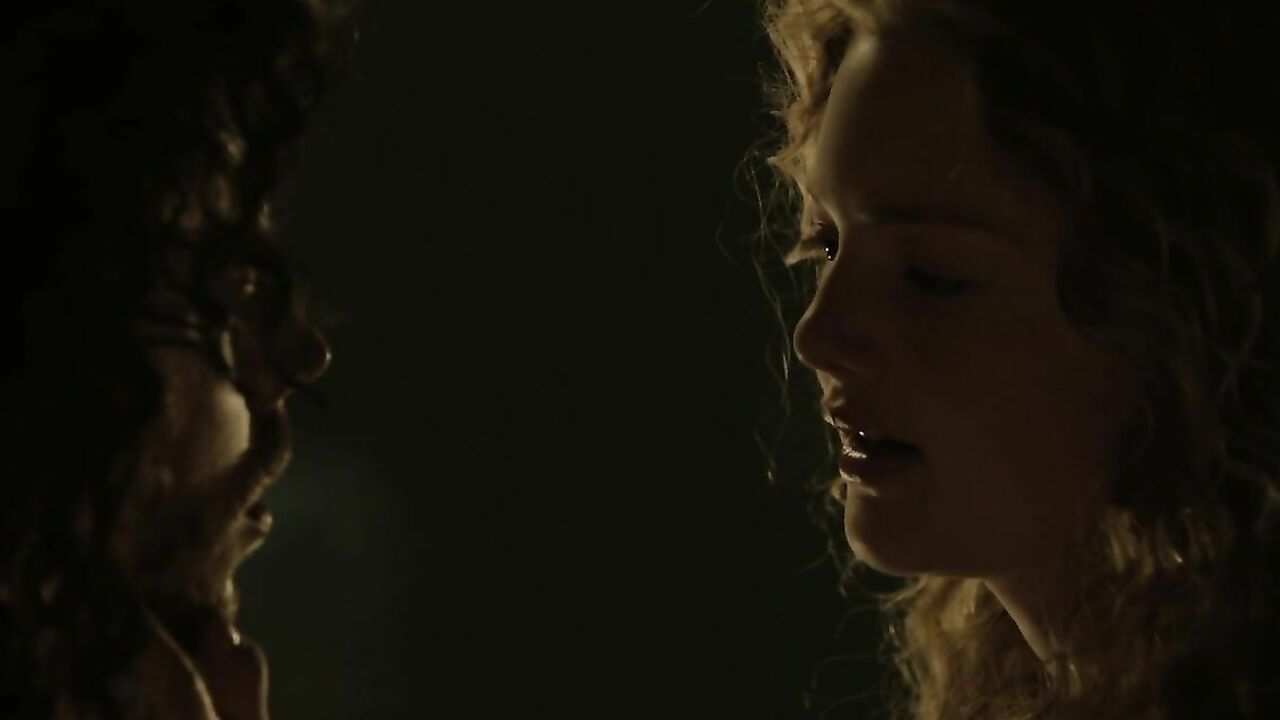 Holliday Grainger sexy, sex scene from The Borgias s03e03 (2013)