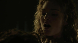 Holliday Grainger sexy, sex scene from The Borgias s03e03 (2013)