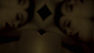 Katharine Isabelle sexy, Caroline Dhavernas sexy, sex scene from Hannibal s03e06 (2015)