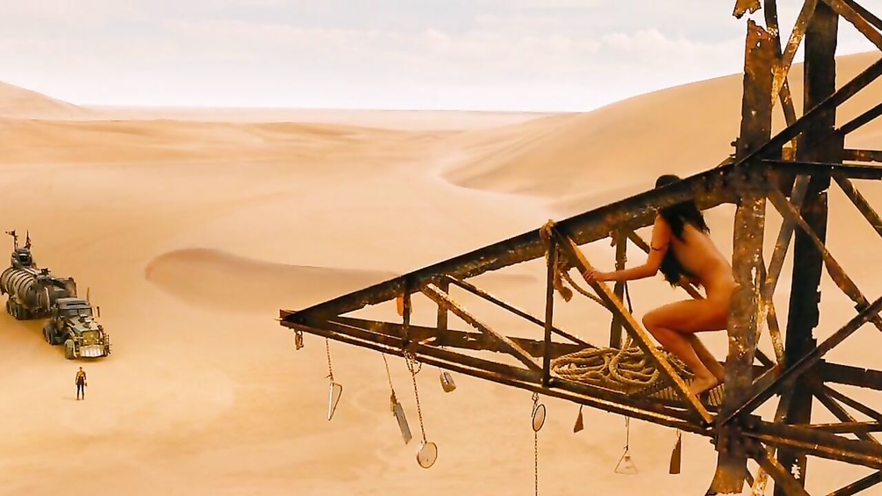 Megan Gale nude, scene from Mad Max: Fury Road (2015)