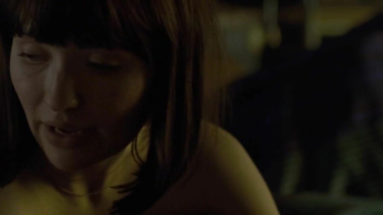 Emily Browning sexy, scene from God Help the Girl (2014)