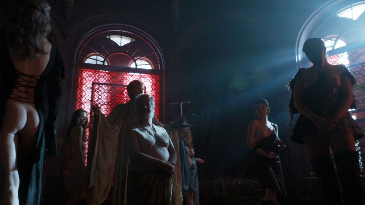 Natalie Dormer sexy, Xena Avramidis nude, scene from Game of Thrones s05e03 (2015)