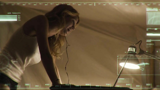 Ashley Hinshaw sexy, scene from The Pyramid (2014)