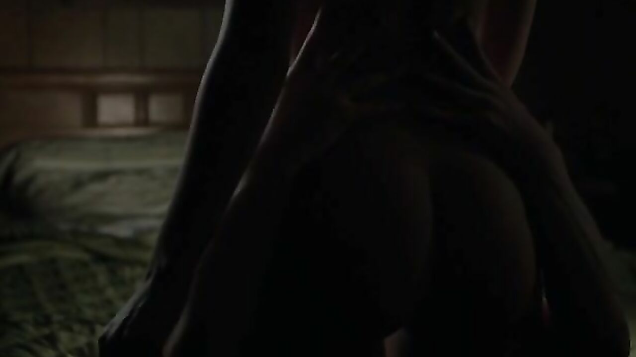 Lili Simmons nude, Trieste Kelly Dunn nude, sex scene from Banshee s02e06 (2014)