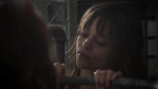 Lizzie Brochere nude, erotic scene from American Horror Story s02e02 (2012)